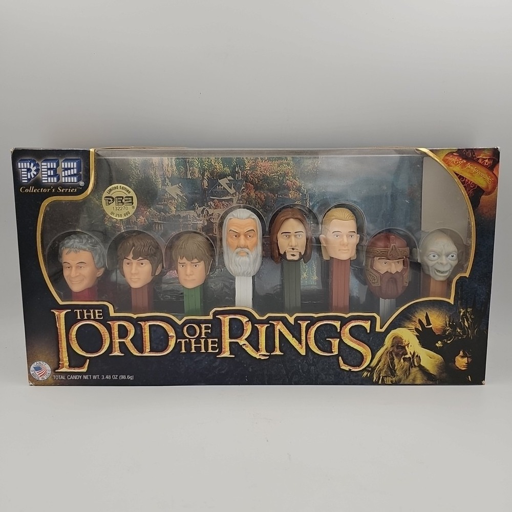 The Lord of the Rings PEZ Collector's Series Limited Edition Set New Sealed